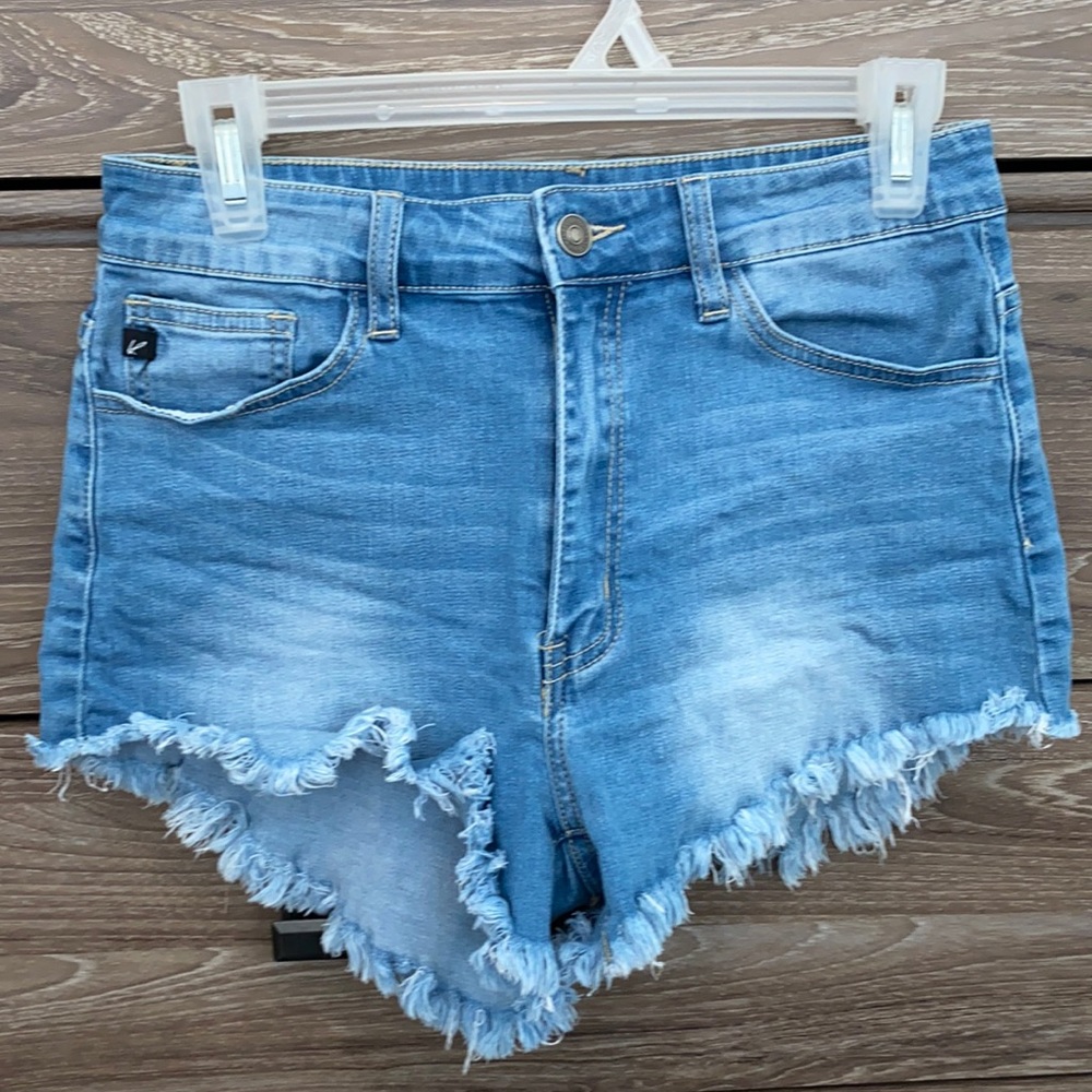 High-Waisted Denim Jean Shorts